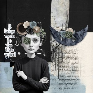 It's Hard work to be weird