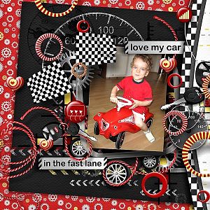 In the fast lane