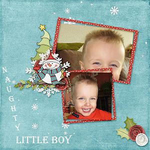 Kathy Winters Designs - Mr. Holly Jolly / Jen C Designs - Brushed Off TP1