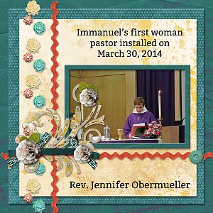 Immanuel's First Woman Pastor