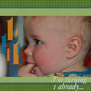 Turning 1 Already