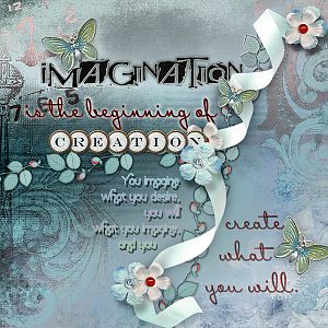 Imagination is...