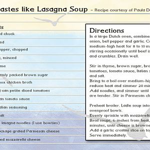 Recipe Card Challenge - Created by Jill