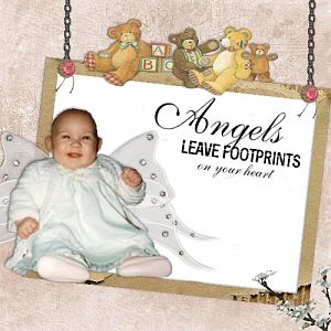 angels leave footprints on your heart