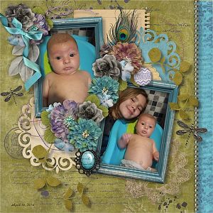 Bath time with Maya and Alaina