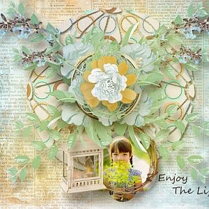 Enjoy The Life by Eudora Designs
