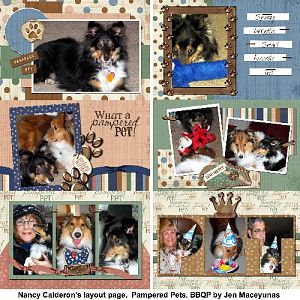 NancyC's Layout Page, PamperedPetsBBQP