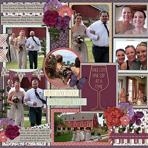 Kelsey's Wedding - Left