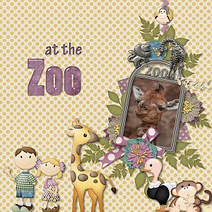 Dottie & Brad at the zoo