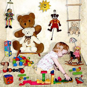 in the playroom