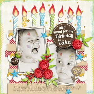All I want for My Birthday is Cake!