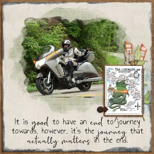 Scott rode 'Tail of the Dragon' - Sept 2023