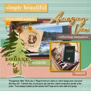 State Park Passport Book and Stamps