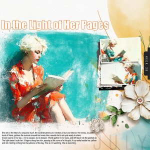 In the light of her pages