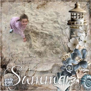 Playing in the sand