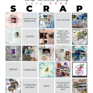 July Scrap Bingo