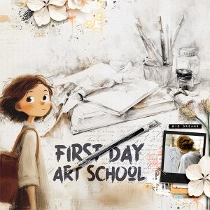 Back to school: first day of Art school