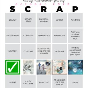 October 2025 Scrap Bingo Card