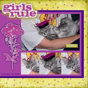 Savannah's Scrapbook Page 2