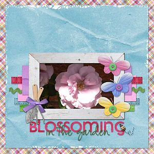 blossoming in the garden