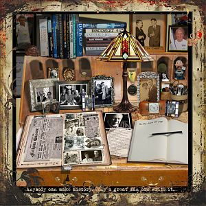 Alan's desk