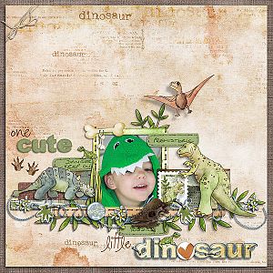 One Cute Little Dinosaur