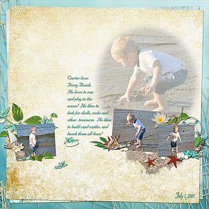 Carter Loves the Beach