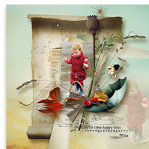 Tiramisu design "Whisper Of The Autumn Rain"