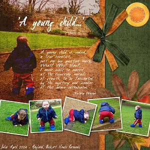 Wet Weather - A young Child