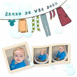 doing laundry together