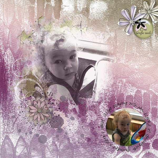 Aliya playing at Grandma & Grandpas House