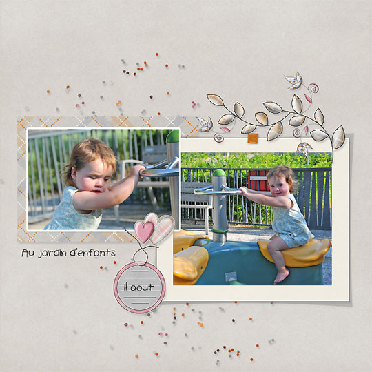 au jardin d'enfants