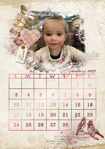 Booland Designs Seasons Greetings 2019 Calendar Collection