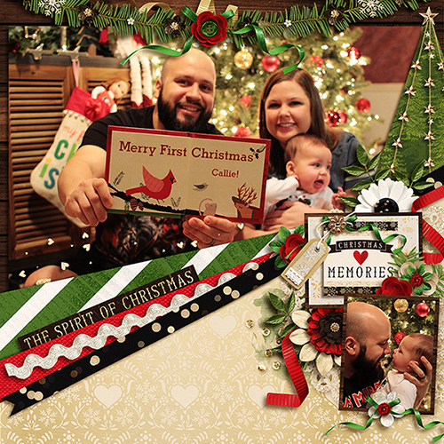 Callie 1st Christmas