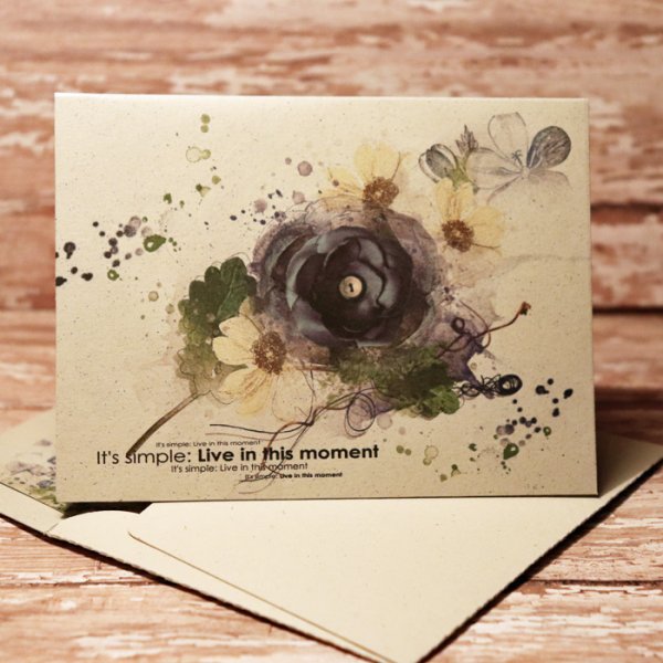 Every Moment Card with matching envie