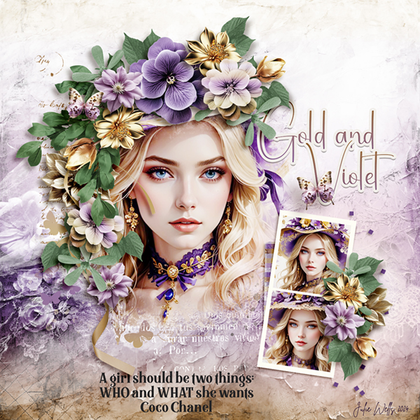 gold-and-violet