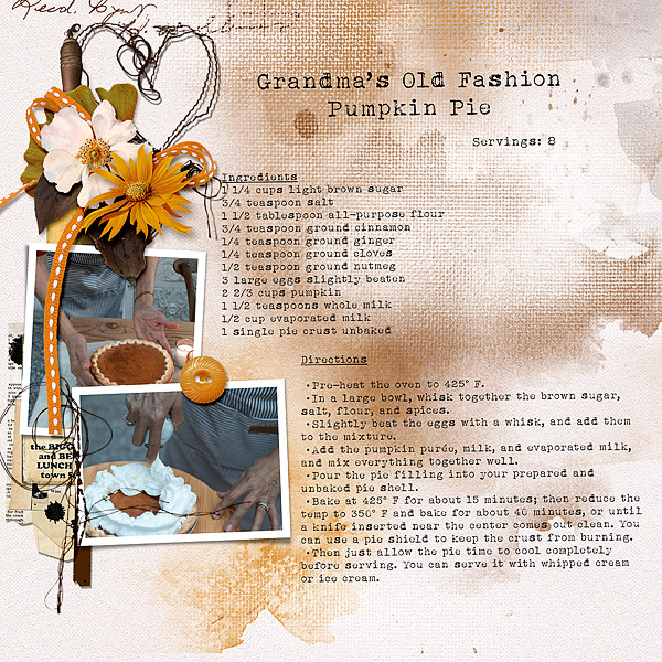 Grandma’s Old Fashion Pumpkin Pie Recipe