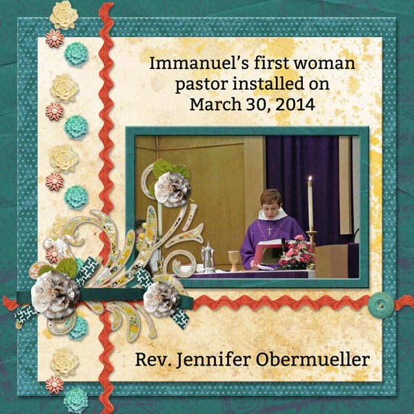 Immanuel's First Woman Pastor
