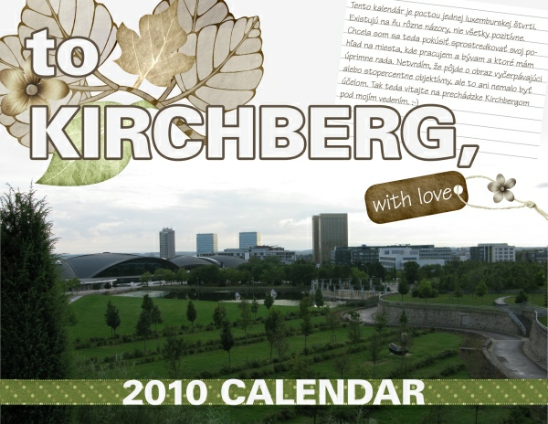 Kirchberg Calendar 2010 :: FRONT COVER