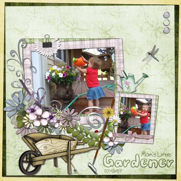 Mom's little Gardener