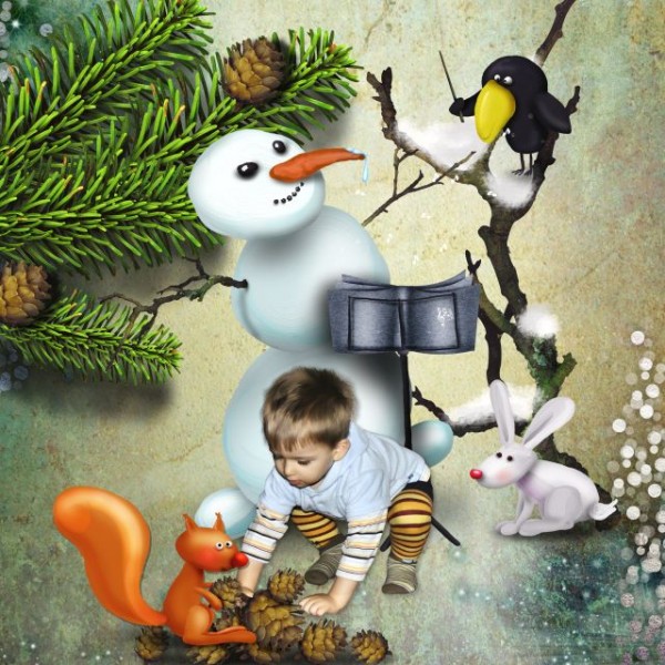 My frend the snowman by Olga Unger