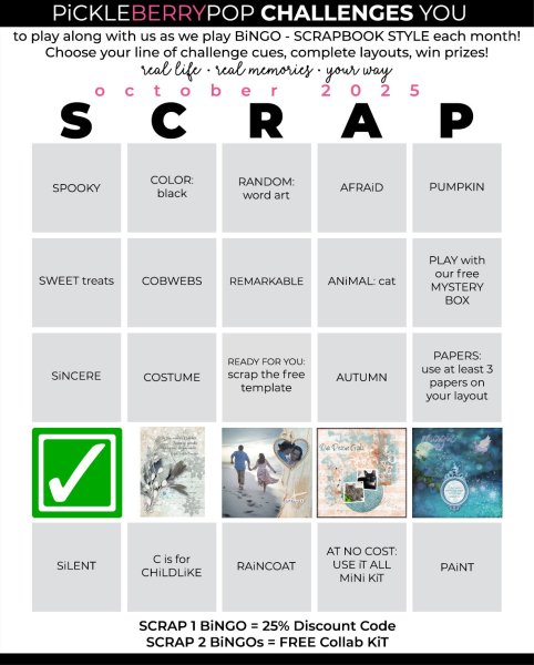 October 2025 Scrap Bingo Card