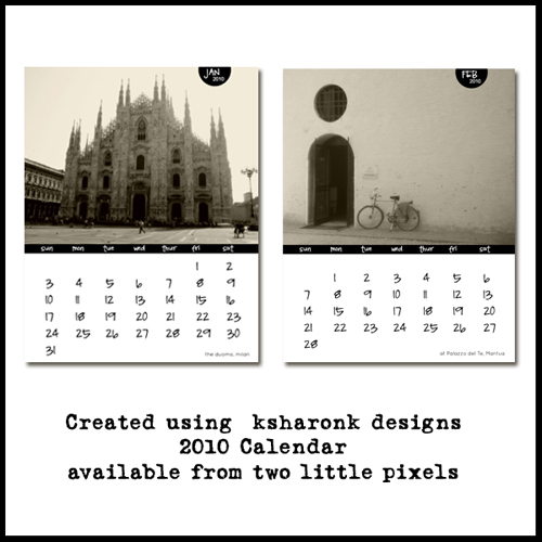 Our Italy - a calendar