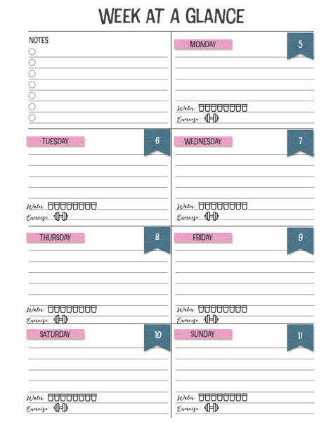 Planner Page Right