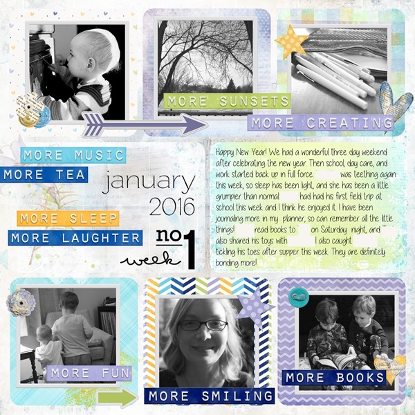 Project Life - 2016 - Week 1