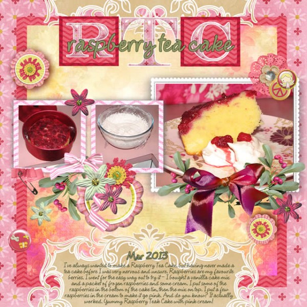 Raspberry Tea Cake