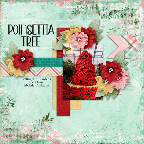 Scrap Bingo - Poinsettia
