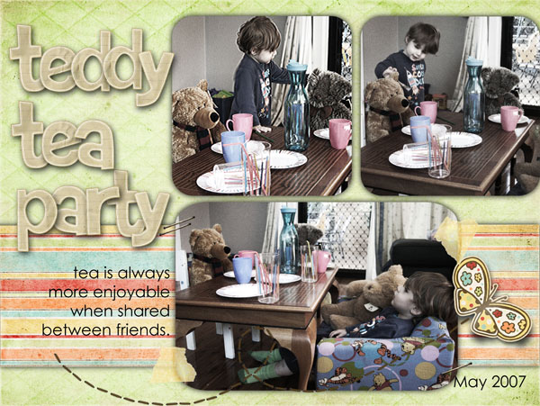 {teddy tea party}