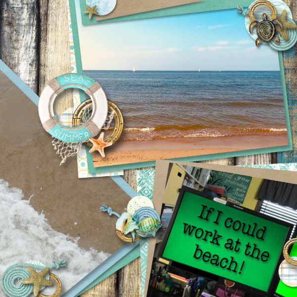 Work at the beach