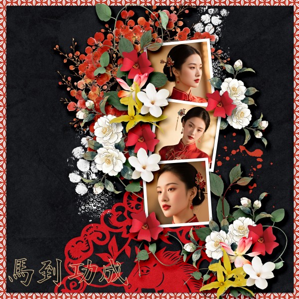 Year Of "MA"-Collection+Free template